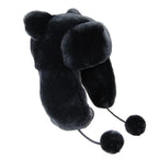 The Panda Bear Winter Fur Bomber Hat