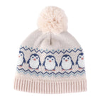 The Penguins Kids Winter Knitted Pom-Pom Beanie