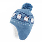 The Penguins Kids Winter Knitted Pom-Pom Beanie