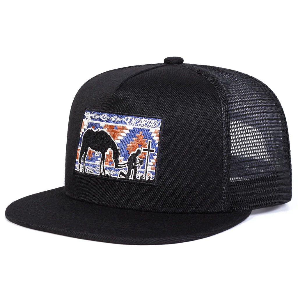 Rancher Pilgrim Trucker Snapback Cap