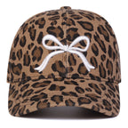 The Ribbon Leopard Print Baseball Cap