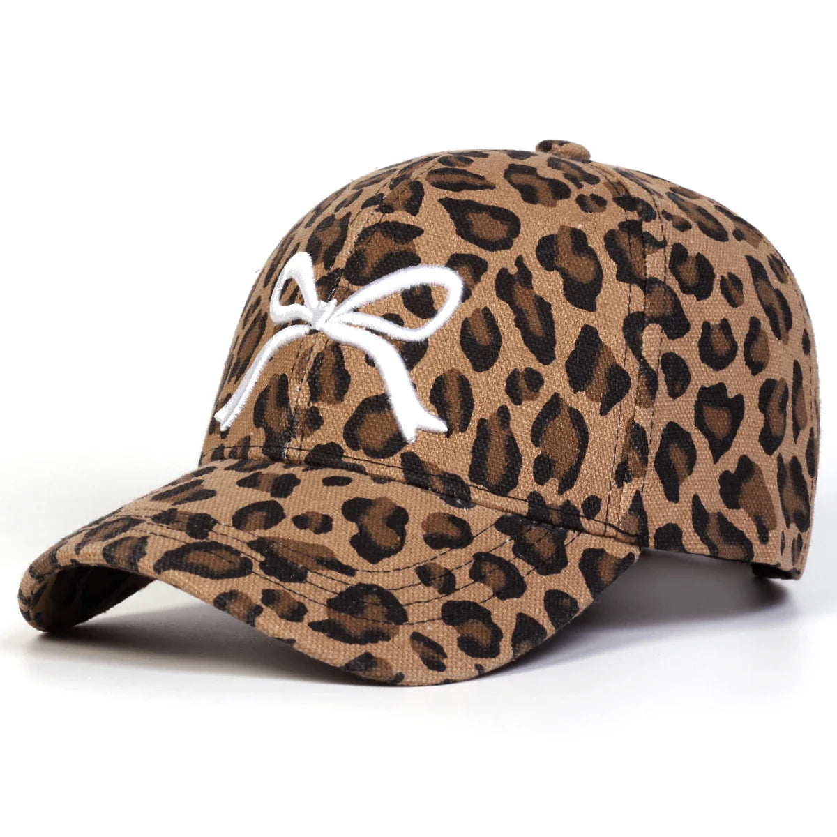 The Ribbon Leopard Print Baseball Cap