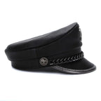The Royal Shield Genuine Leather Sailor Cap