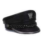 The Royal Shield Genuine Leather Sailor Cap