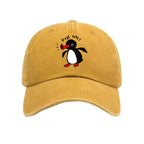 The Singing Penguin Washed Cotton Baseball Cap