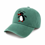 The Singing Penguin Washed Cotton Baseball Cap