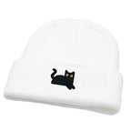 The Watching Cat Knitted Beanie