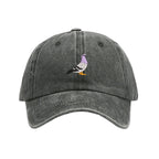 The Watching Pigeon Washed Cotton Baseball Cap