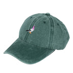 The Watching Pigeon Washed Cotton Baseball Cap