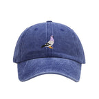The Watching Pigeon Washed Cotton Baseball Cap