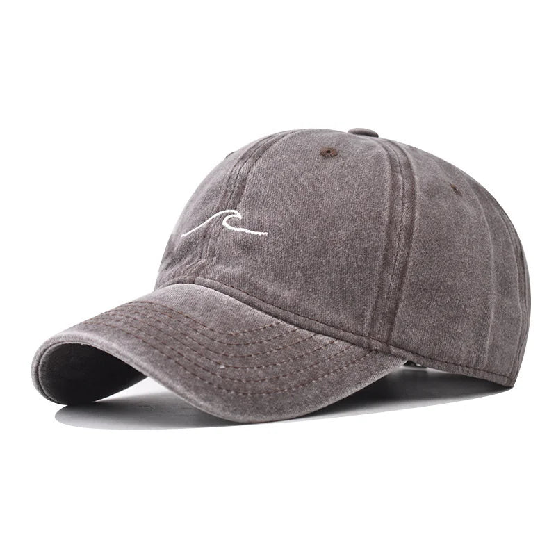 The Wave Washed Cotton Baseball Cap