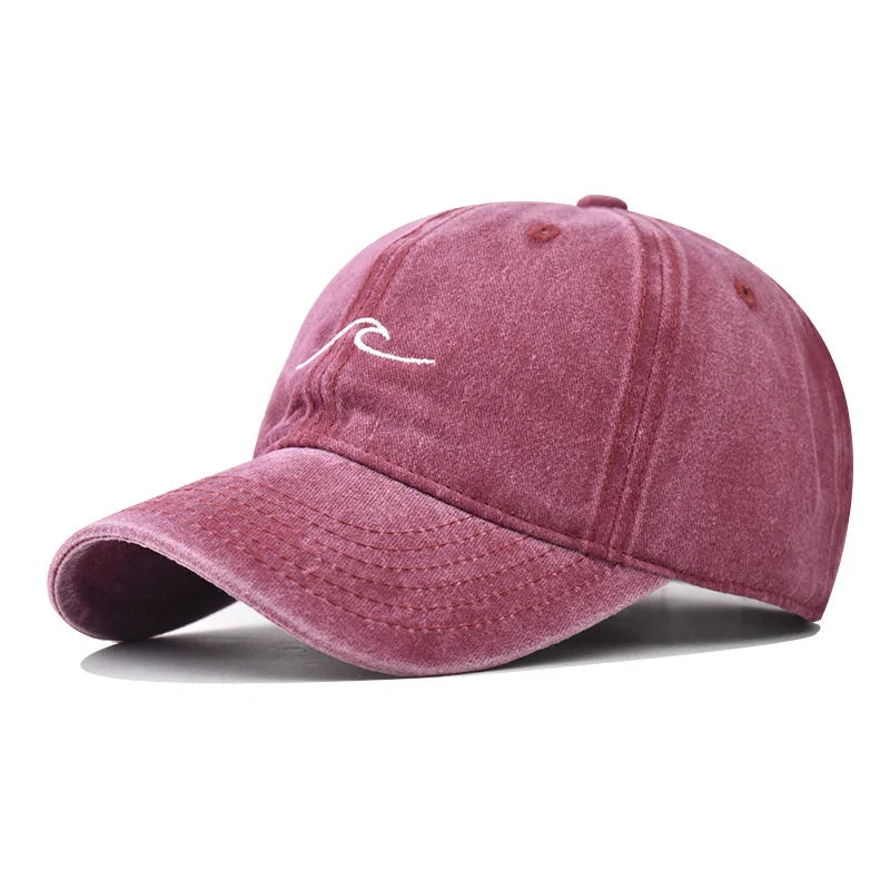 The Wave Washed Cotton Baseball Cap