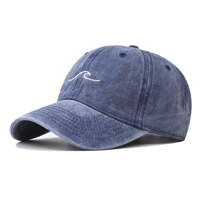 The Wave Washed Cotton Baseball Cap