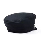 The Crown Black Cotton Sailor Cap