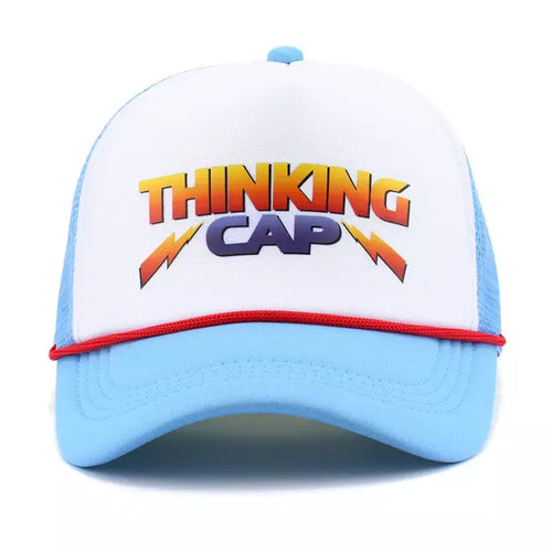 Blue Classic Trucker Cap front view