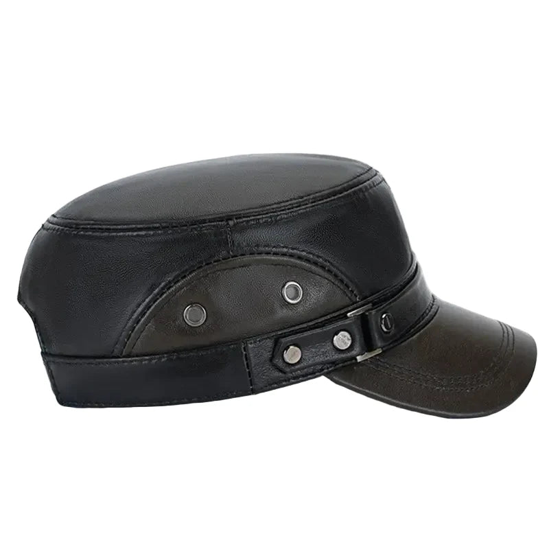 Thompson Genuine Leather Army Cap