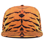 Tiger Print Snapback Cap