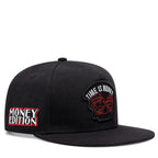 Time Is Money Black Snapback Cap