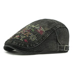 Today is Boring Day Denim Flat Cap