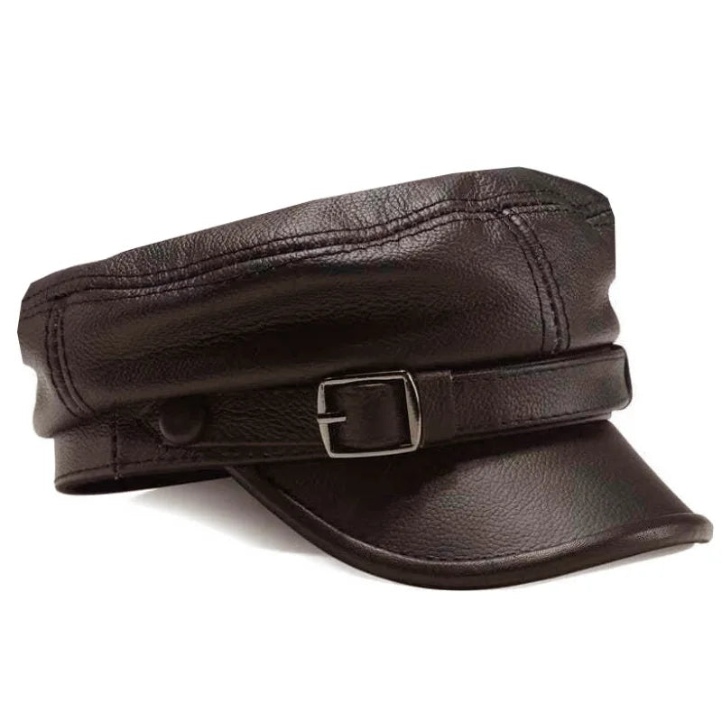 Toronto Vintage Genuine Leather Sailor Cap
