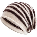 Toronto Winter Striped Fur Beanie