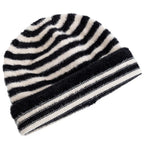 Toronto Winter Striped Fur Beanie