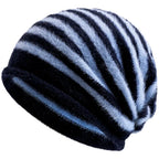 Toronto Winter Striped Fur Beanie