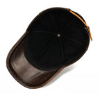 Toulouse Genuine Leather Baseball Cap