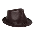 Toulouse Genuine Leather Trilby Hat