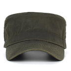 Toulouse Waterproof Distressed Cotton Army Cap