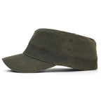 Toulouse Waterproof Distressed Cotton Army Cap