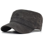 Toulouse Waterproof Distressed Cotton Army Cap