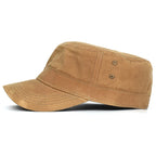 Toulouse Waterproof Distressed Cotton Army Cap