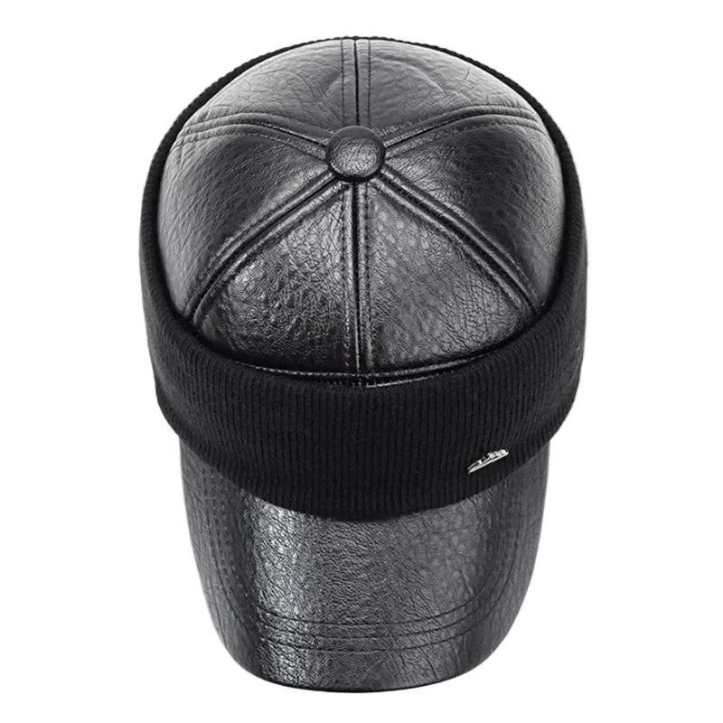 Toulouse Winter Thermal Leather Baseball Cap