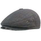 Toulouse Retro Tartan Flat Cap