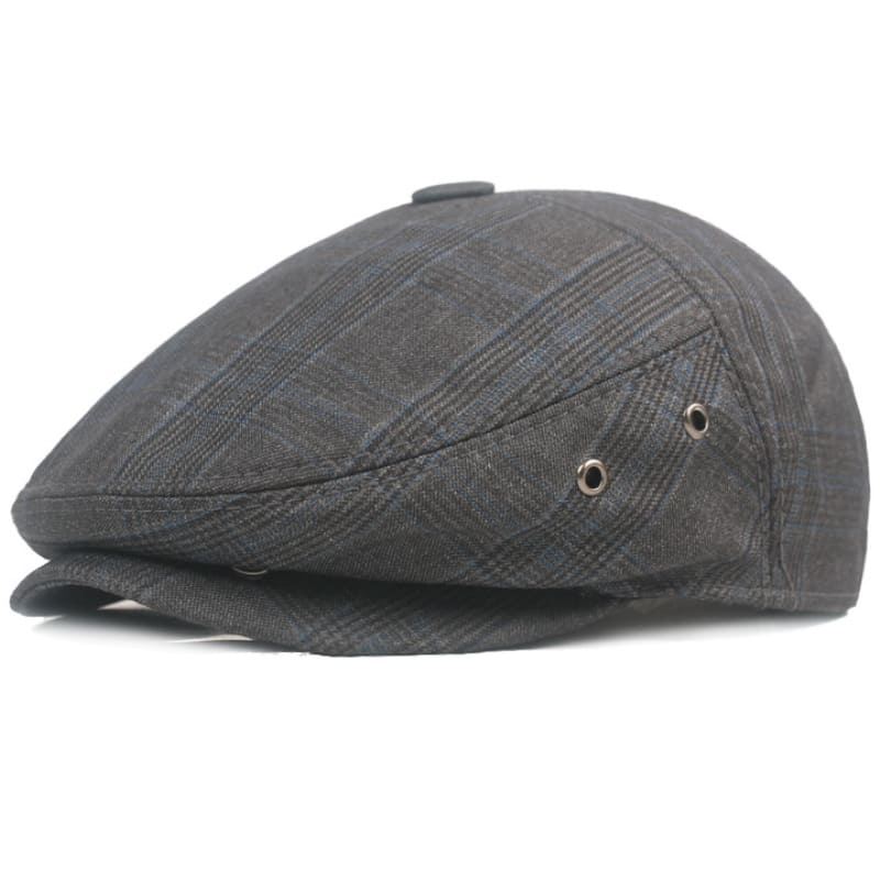 Toulouse Retro Tartan Flat Cap