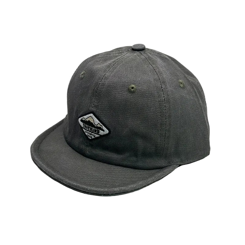 Travelling Washed Cotton Short Brim 6-Panels Baseball Cap