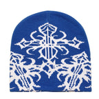 Tribal Symbols Winter Knitted Beanie