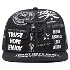 Trust Hope Enjoy Gothic Snapback Cap
