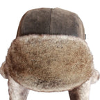 Twin Cities Leather Fur Bomber Hat