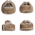 Twin Cities Leather Fur Bomber Hat