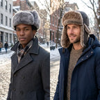 Twin Cities Leather Fur Ushanka Bomber Hat
