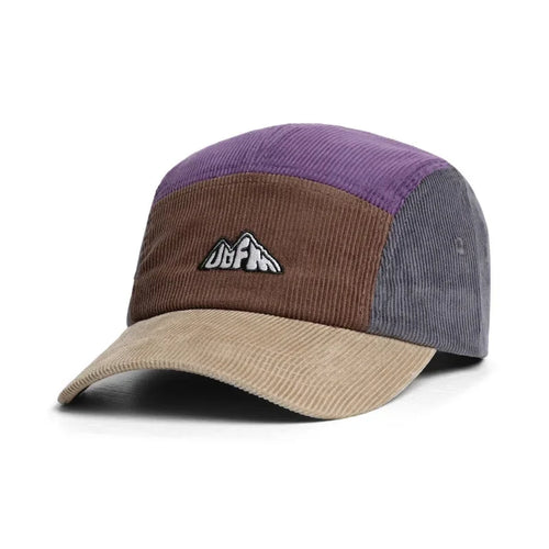 Brown Corduroy 5 Panels Cap