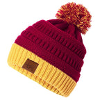 UR Bicolor Knitted Pompom Beanie