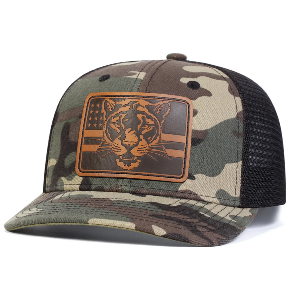 USA Tiger Trucker Snapback Cap