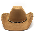 Unchained Rings Leather Cowboy Hat