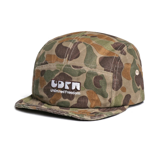 Khaki Camouflage 5-Panels Cap