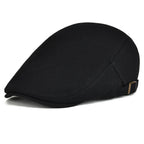 Vancouver Adjustable Plain Cotton Flat Cap