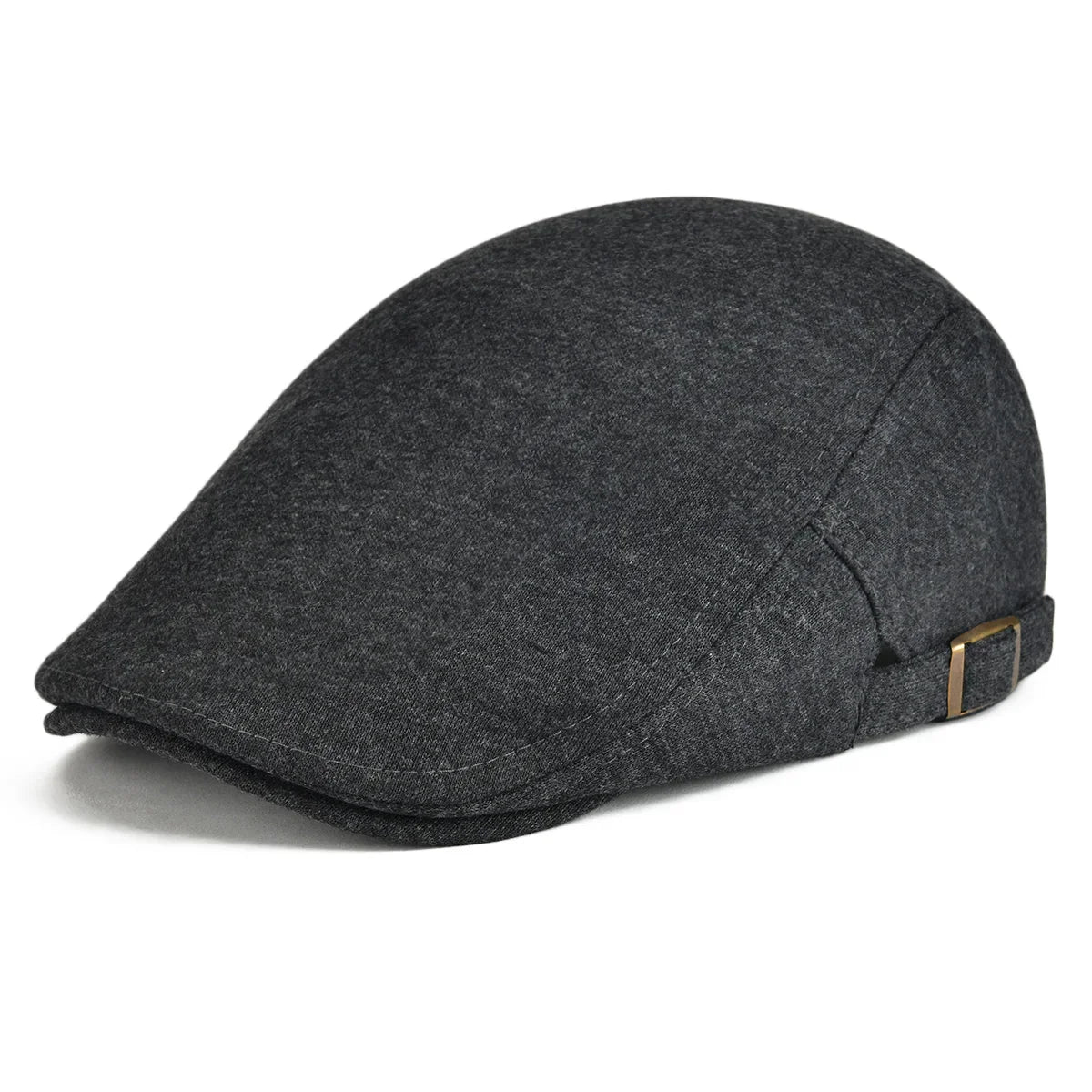 Vancouver Adjustable Plain Cotton Flat Cap