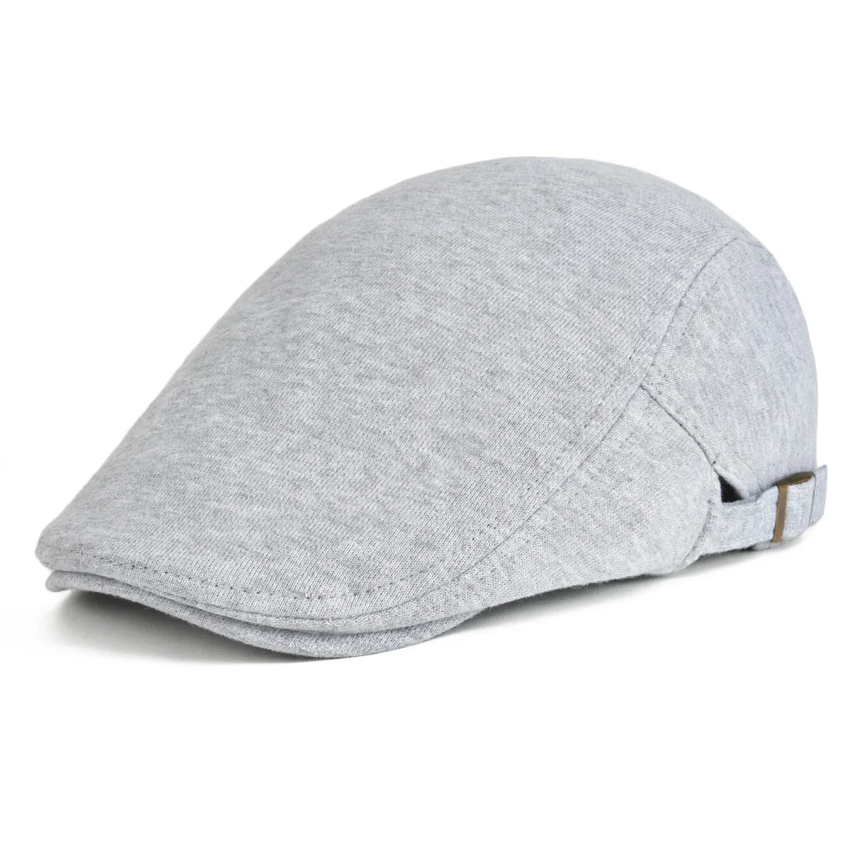 Vancouver Adjustable Plain Cotton Flat Cap